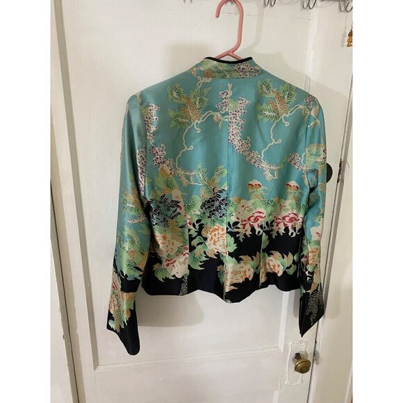 Unbranded Women's 100% Silk Button Front Blazer - Large - Picture 3 of 11